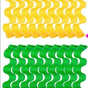 *Plastic curlers over 75 pieces (4 sets total)